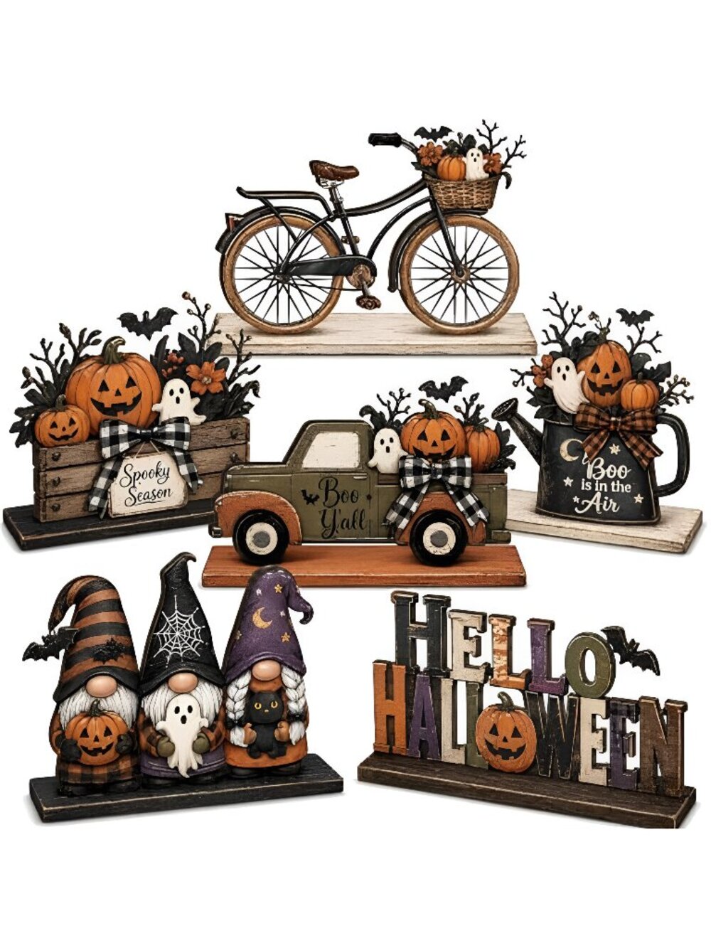 Halloween Decor Indoor, Halloween Table Decorations Indoor for Home